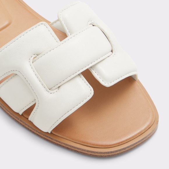 Aldo Elenaa Sandals Womens 7.5M white bone - Picture 6 of 6